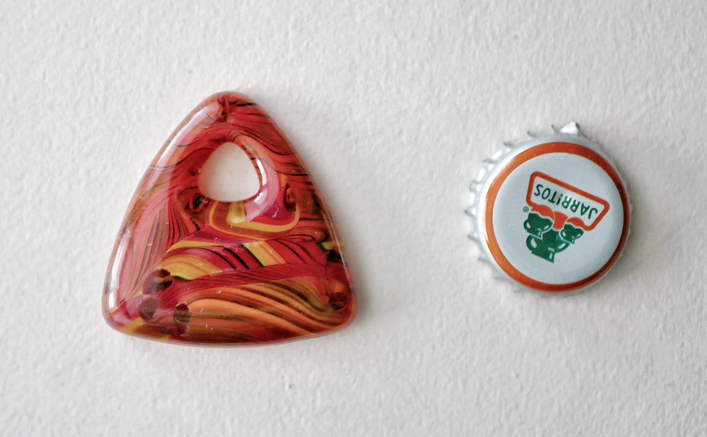 Triangle Pendant: Collage #2 (PENDANT ONLY)