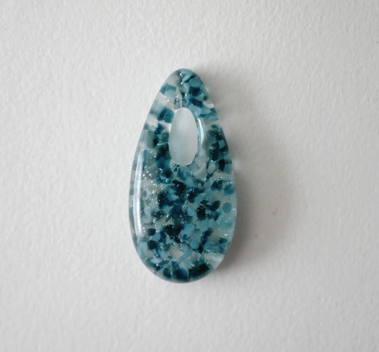 Teardrop Pendant: Dark Blues (PENDANT ONLY)