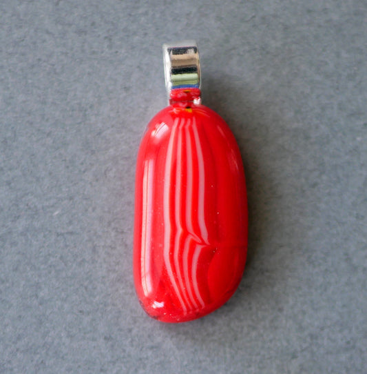 Stripey Scrappy Pendant #12