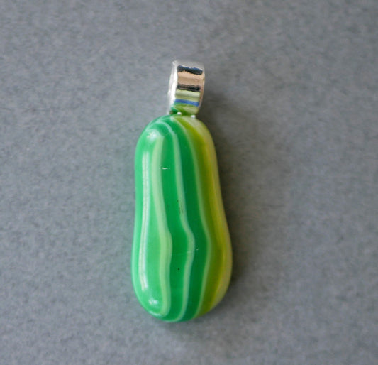 Stripey Scrappy Pendant #14