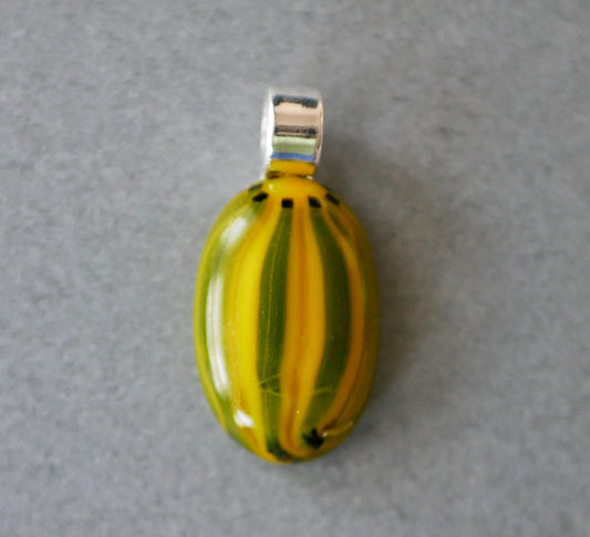 Stripey Scrappy Pendant #15