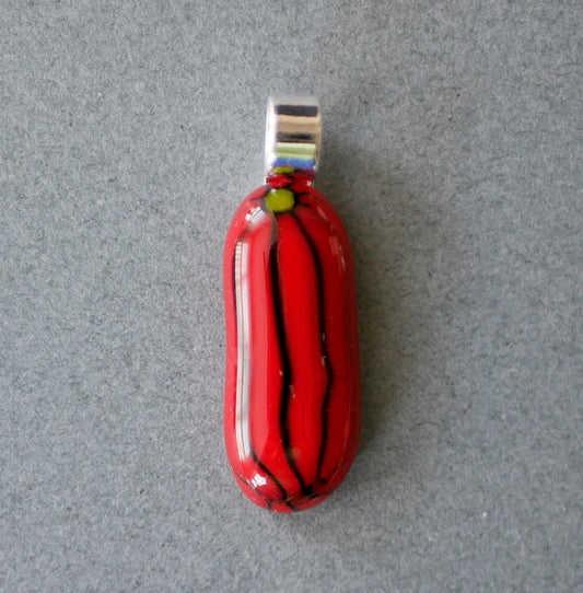 Stripey Scrappy Pendant #23