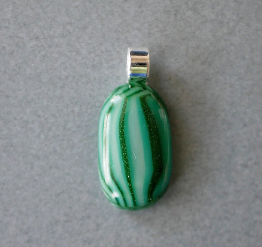 Stripey Scrappy Pendant #24