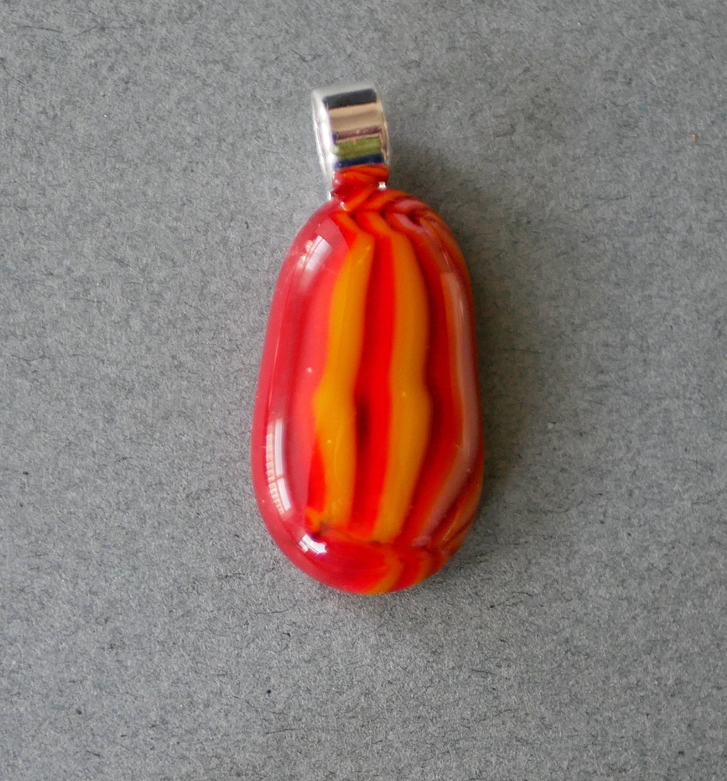 Stripey Scrappy Pendant #34