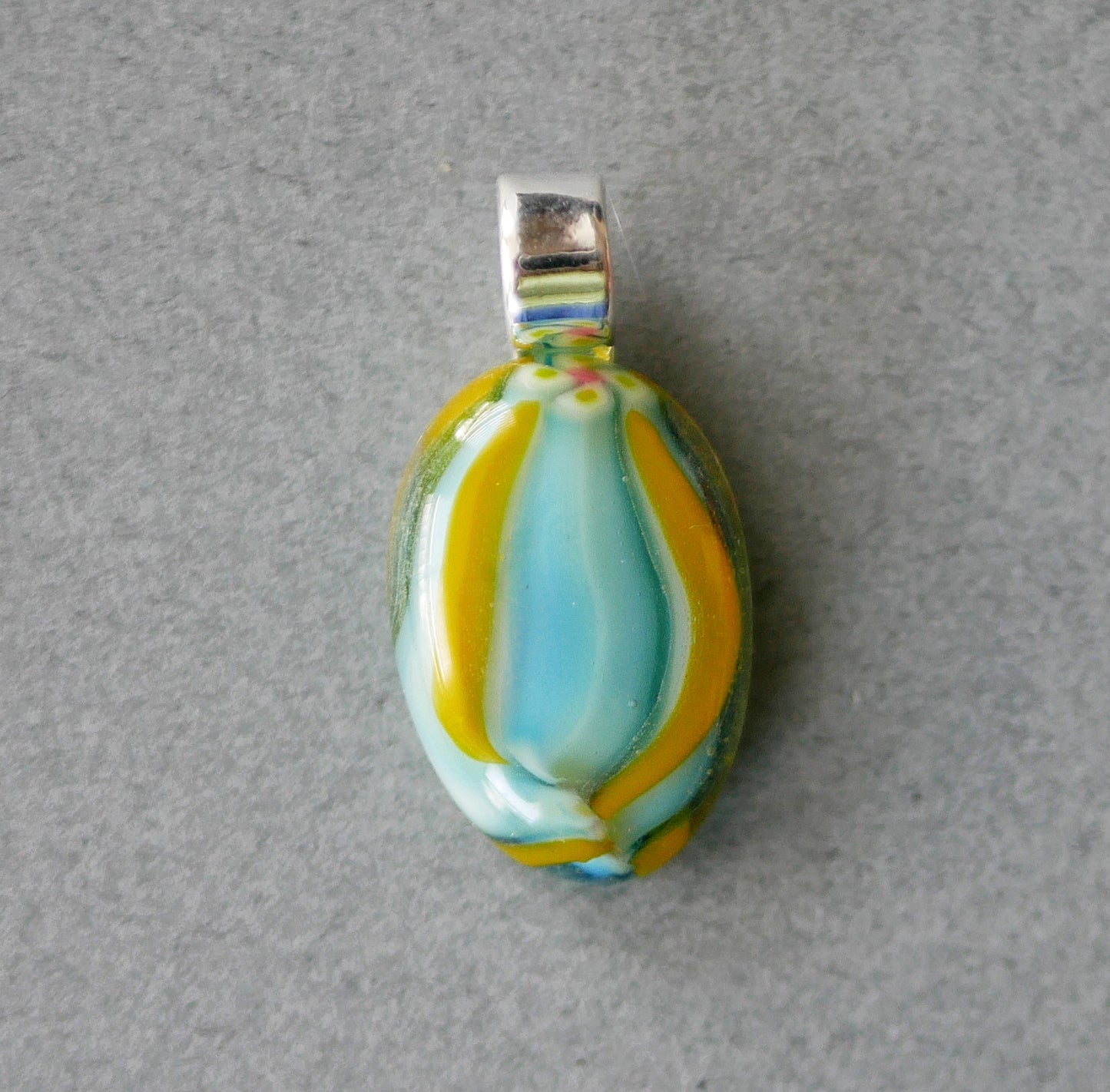 Stripey Scrappy Pendant #41