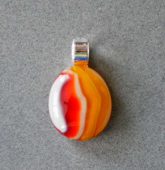 Stripey Scrappy Pendant #48