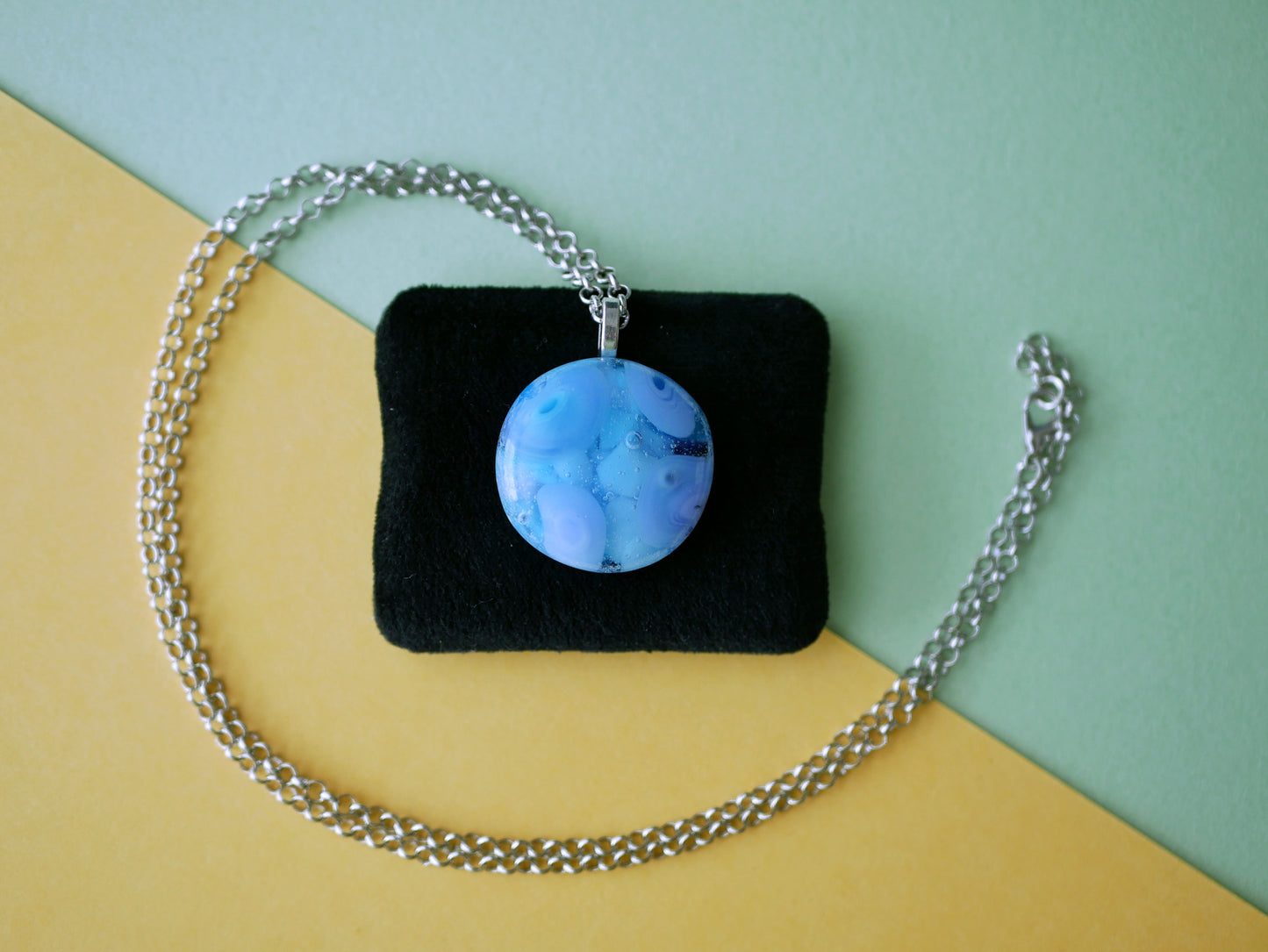 Elemental Bubble Pendant: Periwinkle