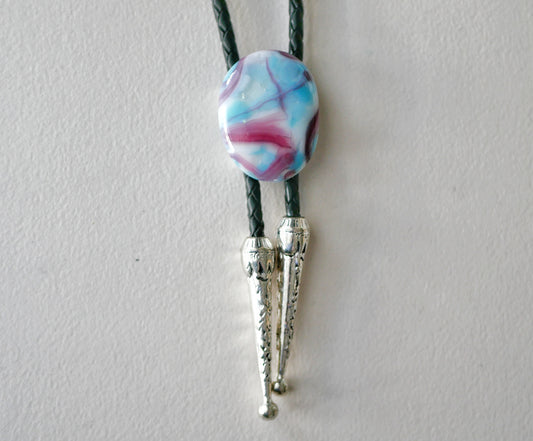 Abstract Trans Pride Bolo Tie