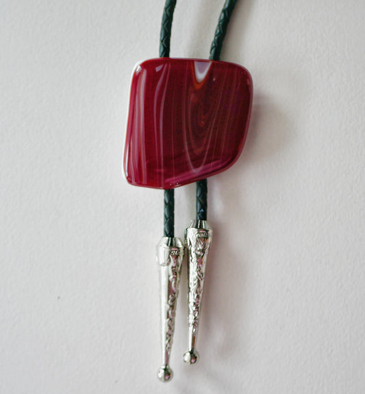 Red and White Bolo Tie #2