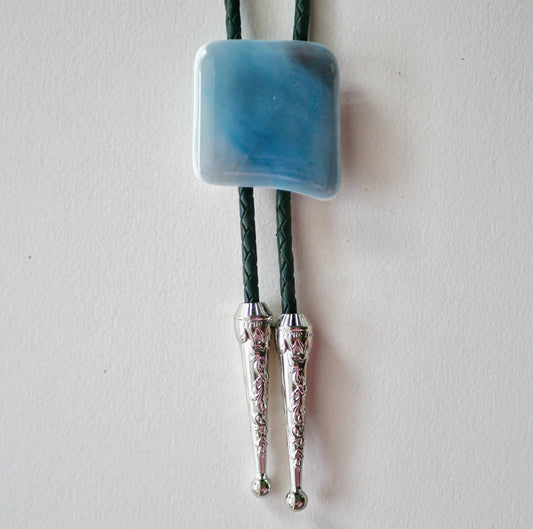 Blue and Purple Fog Bolo Tie #2