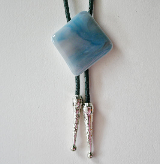 Blue and Purple Fog Bolo Tie #3