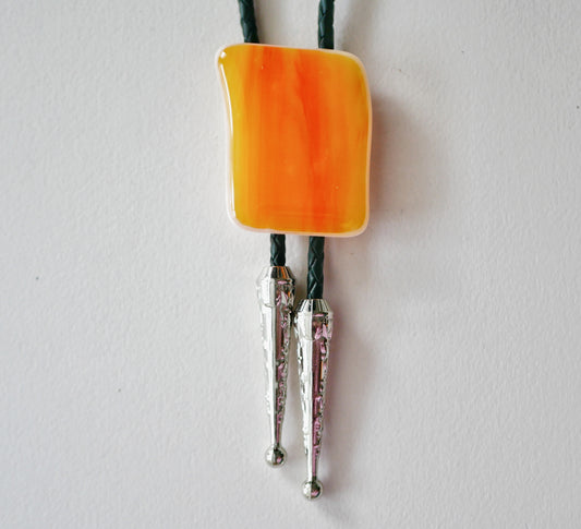 Orange and Yellow Bolo Tie #1