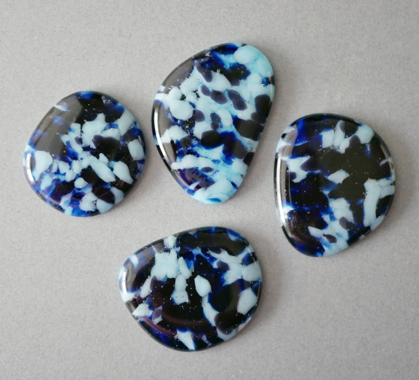 Big Cabochon: Opaque Blues