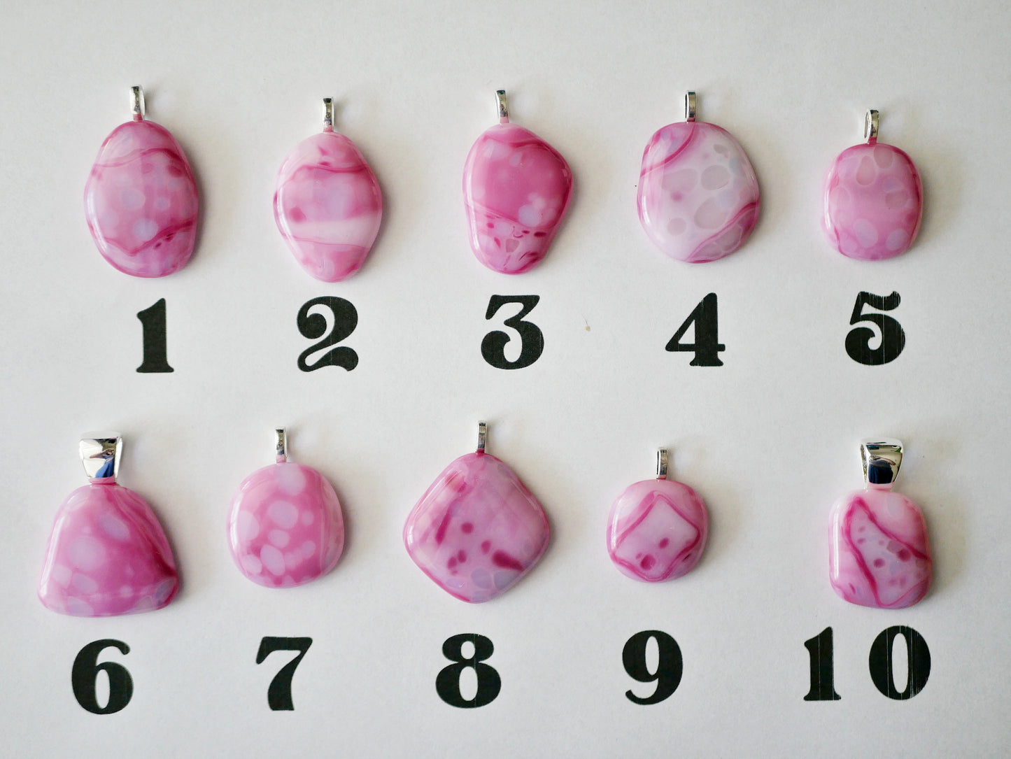 Ghost Pink Pendants