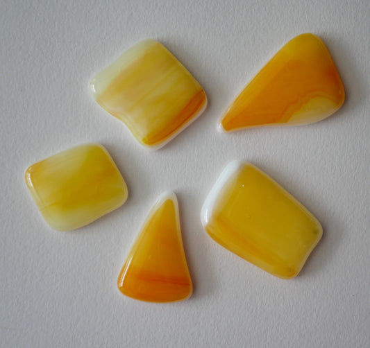 Yellow and Orange Cabochon Set