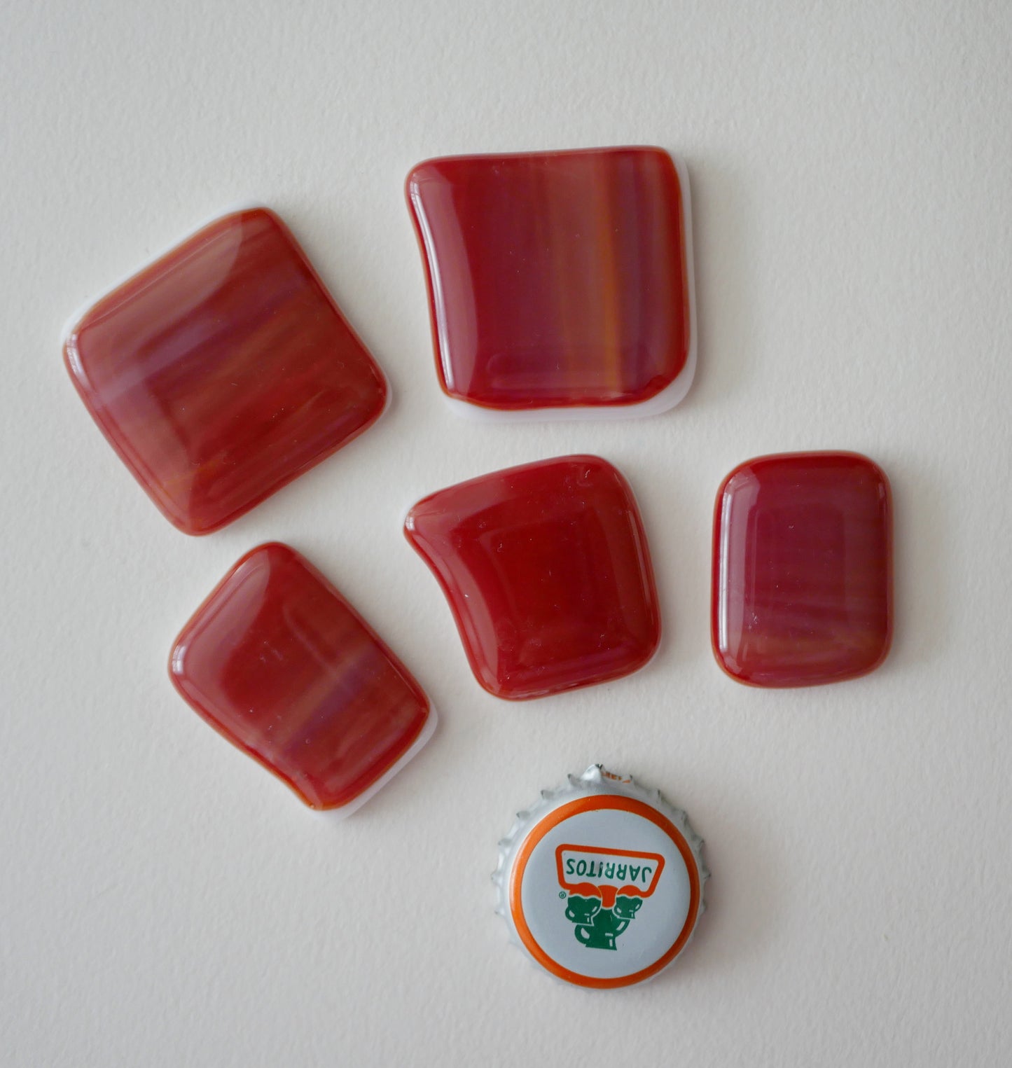 Red Cabochon Set