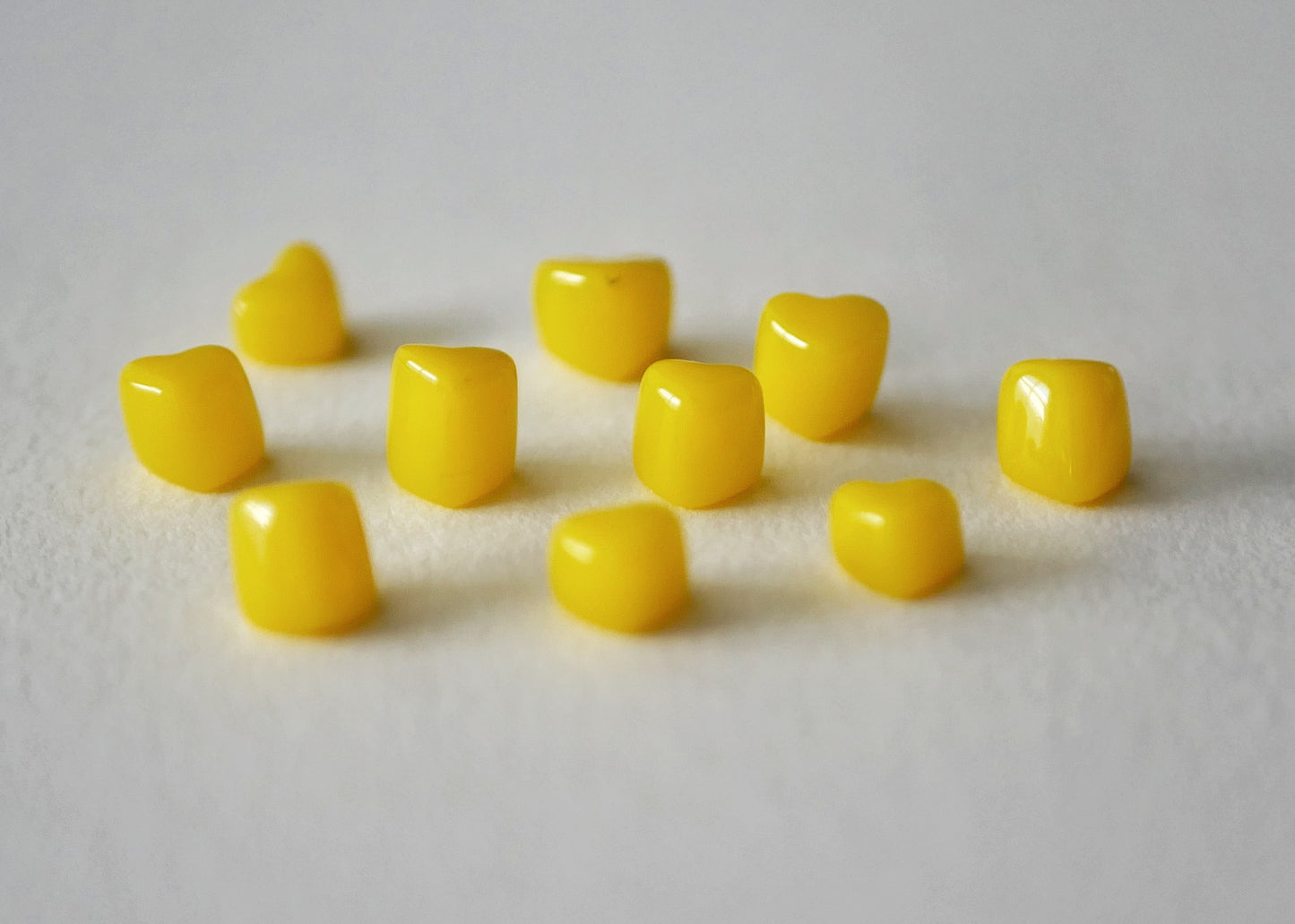 10 Tiny Yellow Hearts