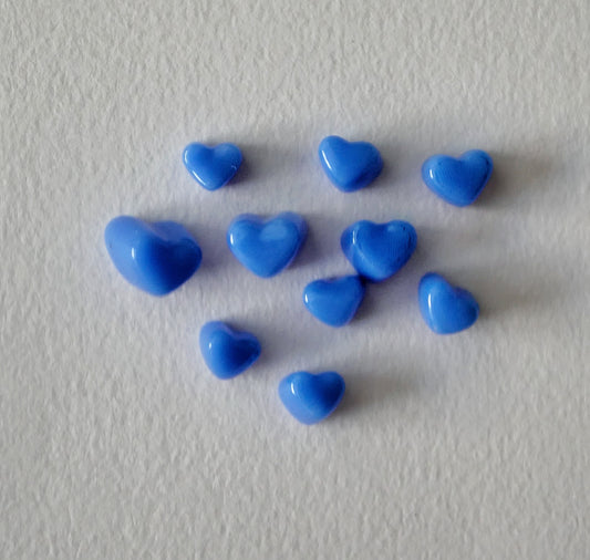 10 Tiny Blue Hearts