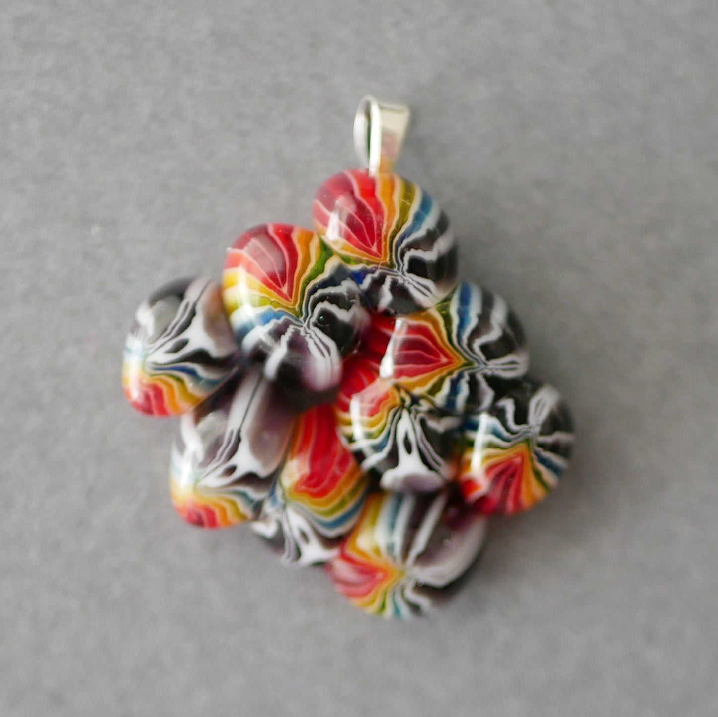 Rainbow Cluster Pendant #2 (PENDANT ONLY)