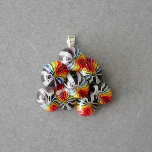 Rainbow Cluster Pendant #3 (PENDANT ONLY)