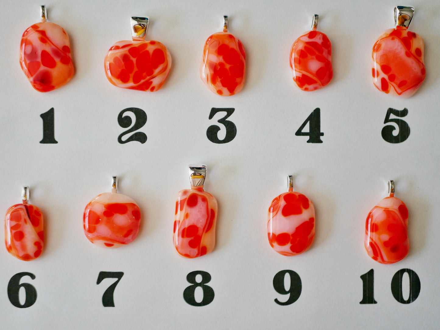 Orange Cream Pendants