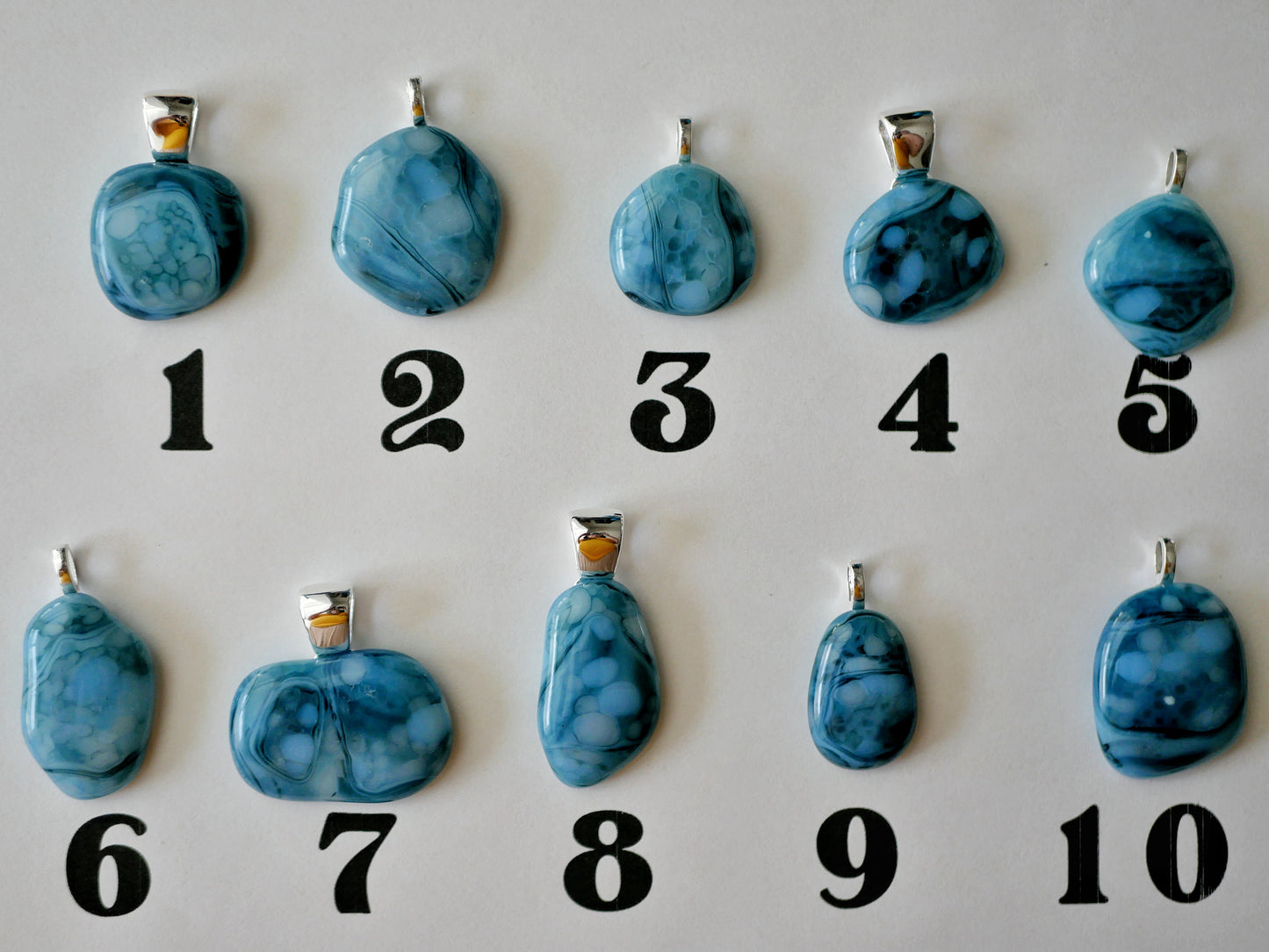 Ghost Blue Pendants