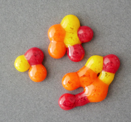 Abstract Autumn Flower Blobs