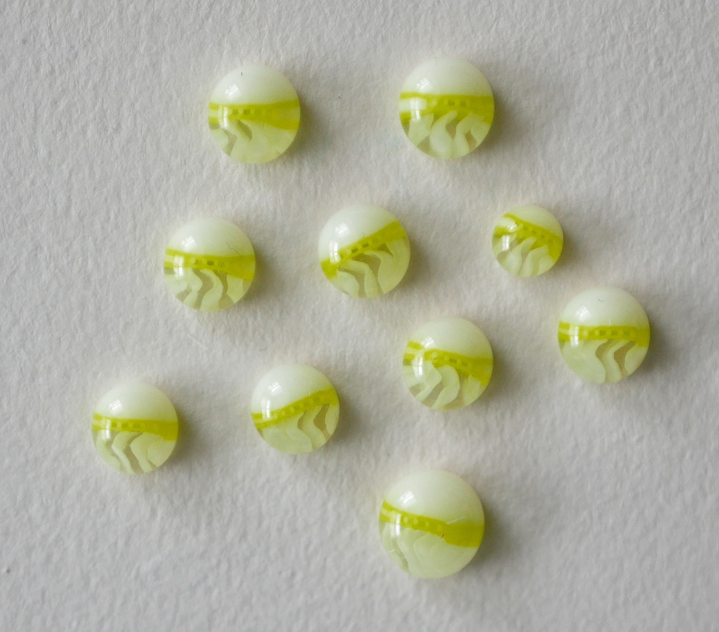 10 Yellow-Green Jellyfish Tokens