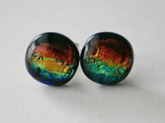 Dichroic Sterling Silver Cufflinks