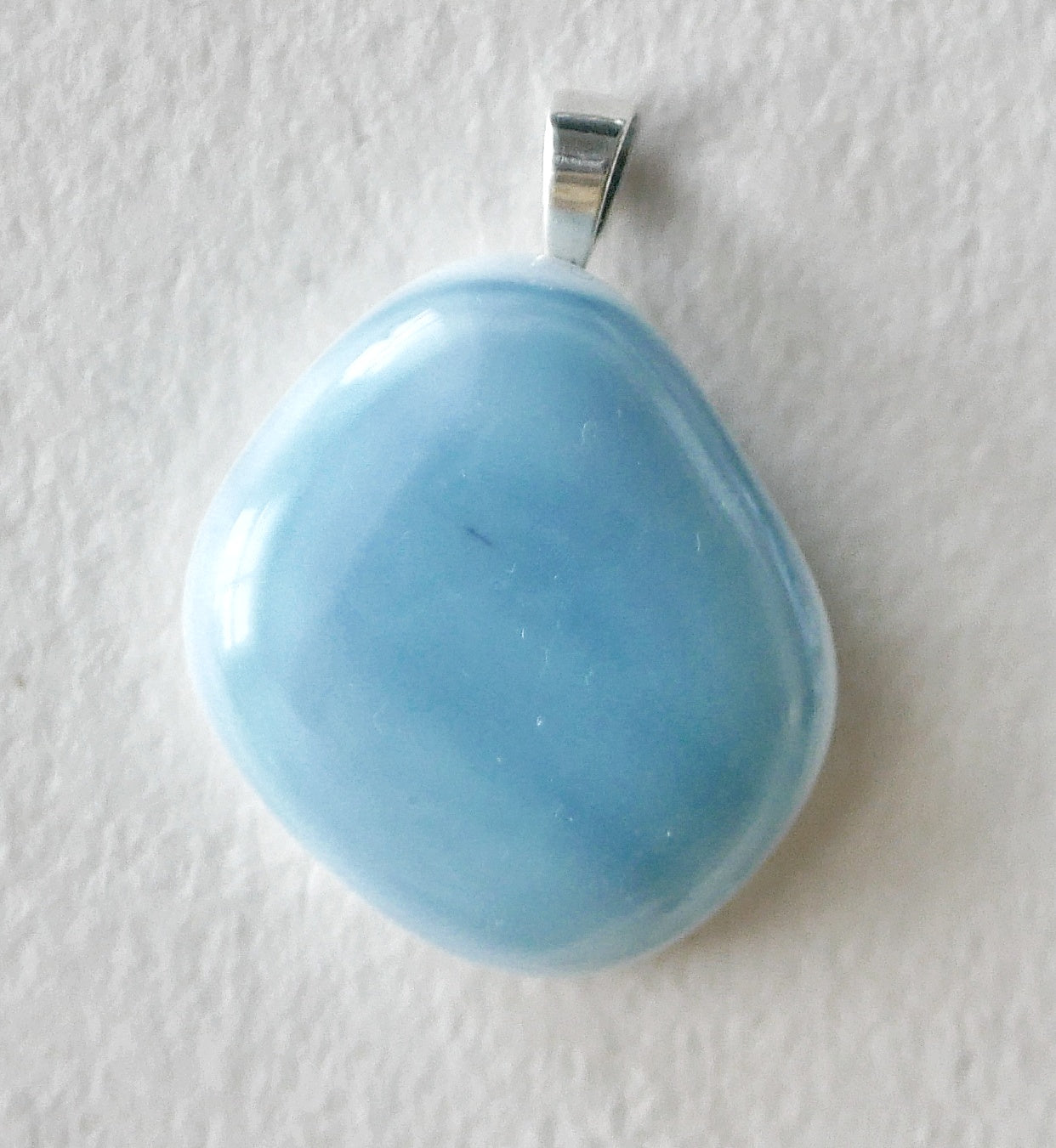 Pale Blue Pendant #1 (Sterling Silver) (PENDANT ONLY)