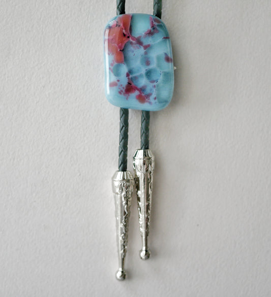 Pink and Blue Bolo Tie #2