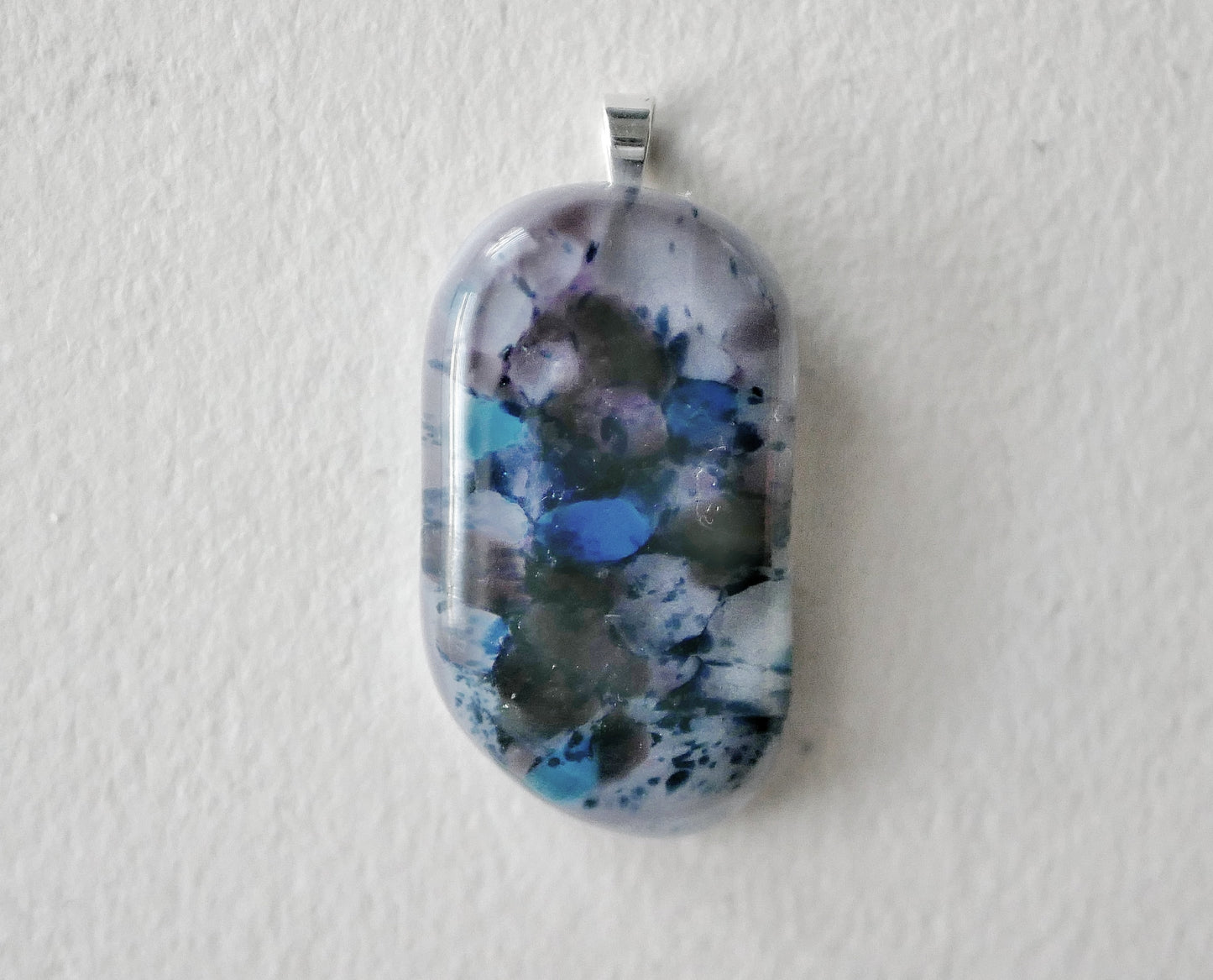 Blue and Purple Pendant #1 (Sterling Silver) (PENDANT ONLY)