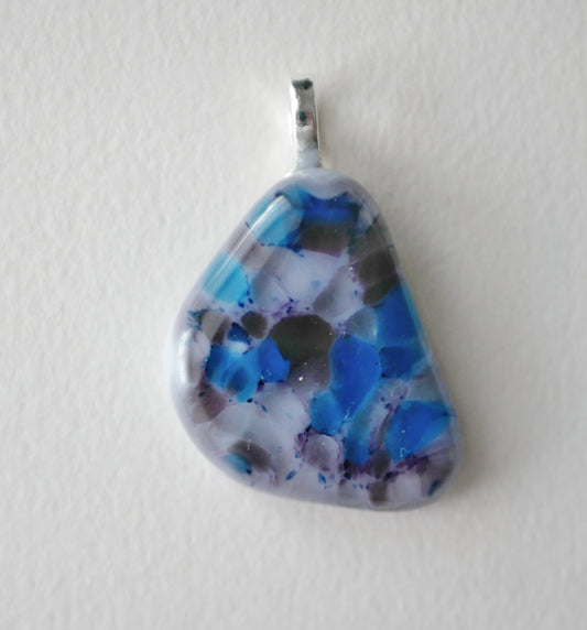 Blue and Purple Pendant #1 (Base Metal) (PENDANT ONLY)