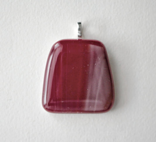 Red and White Pendant #1 (Base Metal) (PENDANT ONLY)