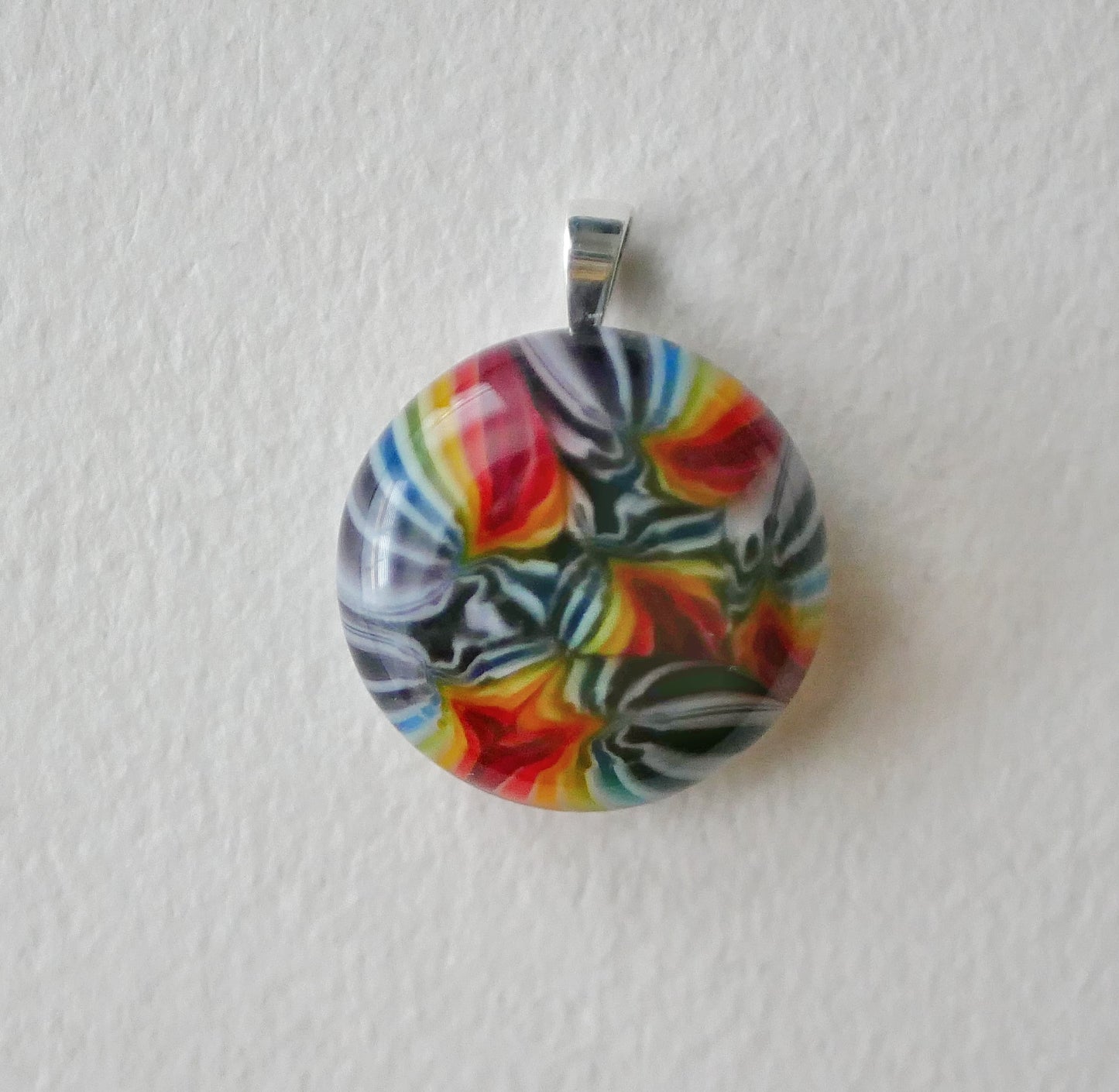 Distorted Rainbow Pendant #2 (PENDANT ONLY)