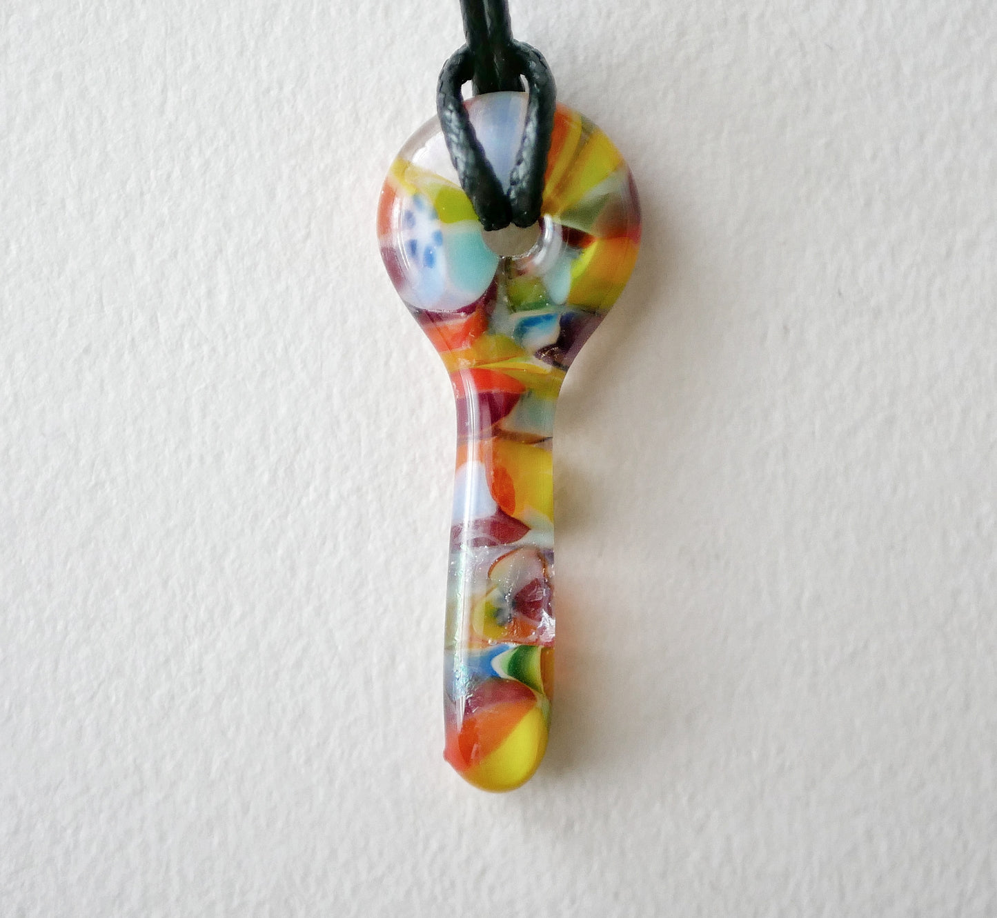 Hole-and-Line Pendant in Rainbow (PENDANT ONLY)