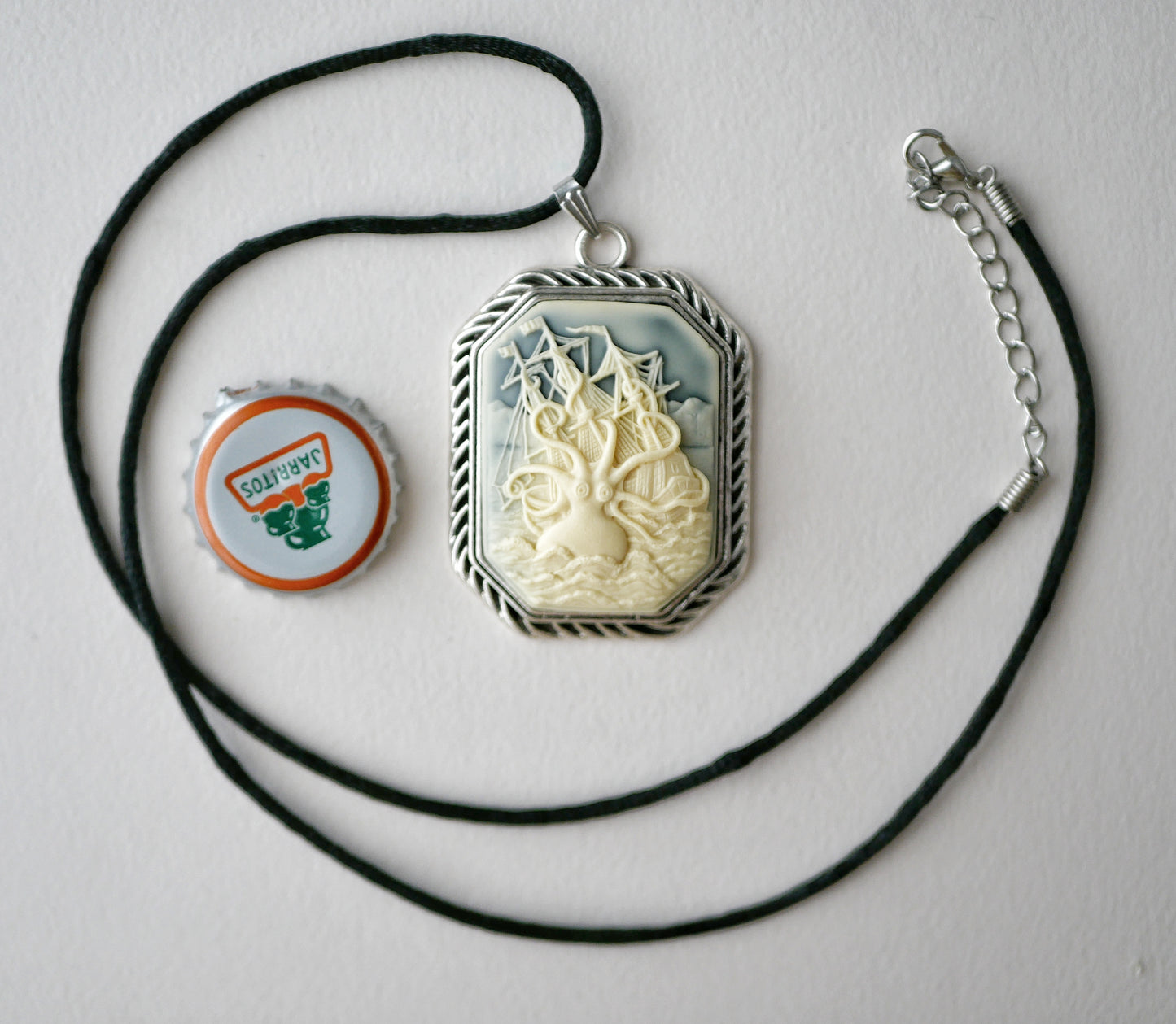 Kraken Cameo Necklace