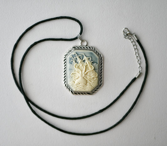 Kraken Cameo Necklace