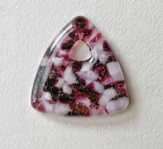 Triangle Pendant: Pinks #2 (PENDANT ONLY)