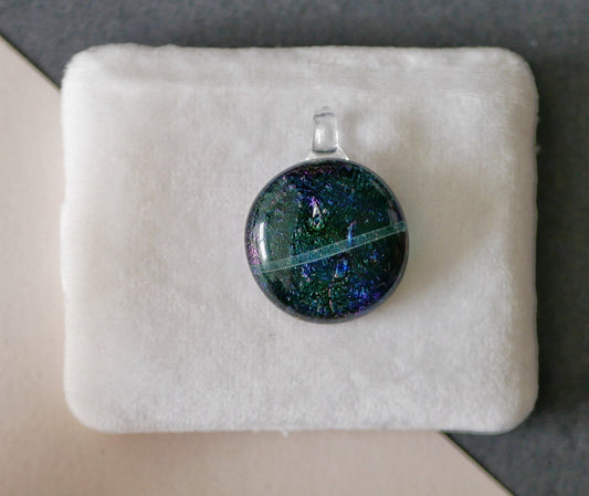 Small Dichroic Pendant with Choice of Chain/Cord #10