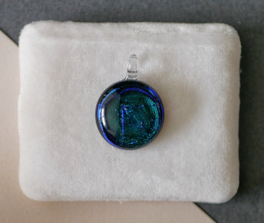 Small Dichroic Pendant with Choice of Chain/Cord #11