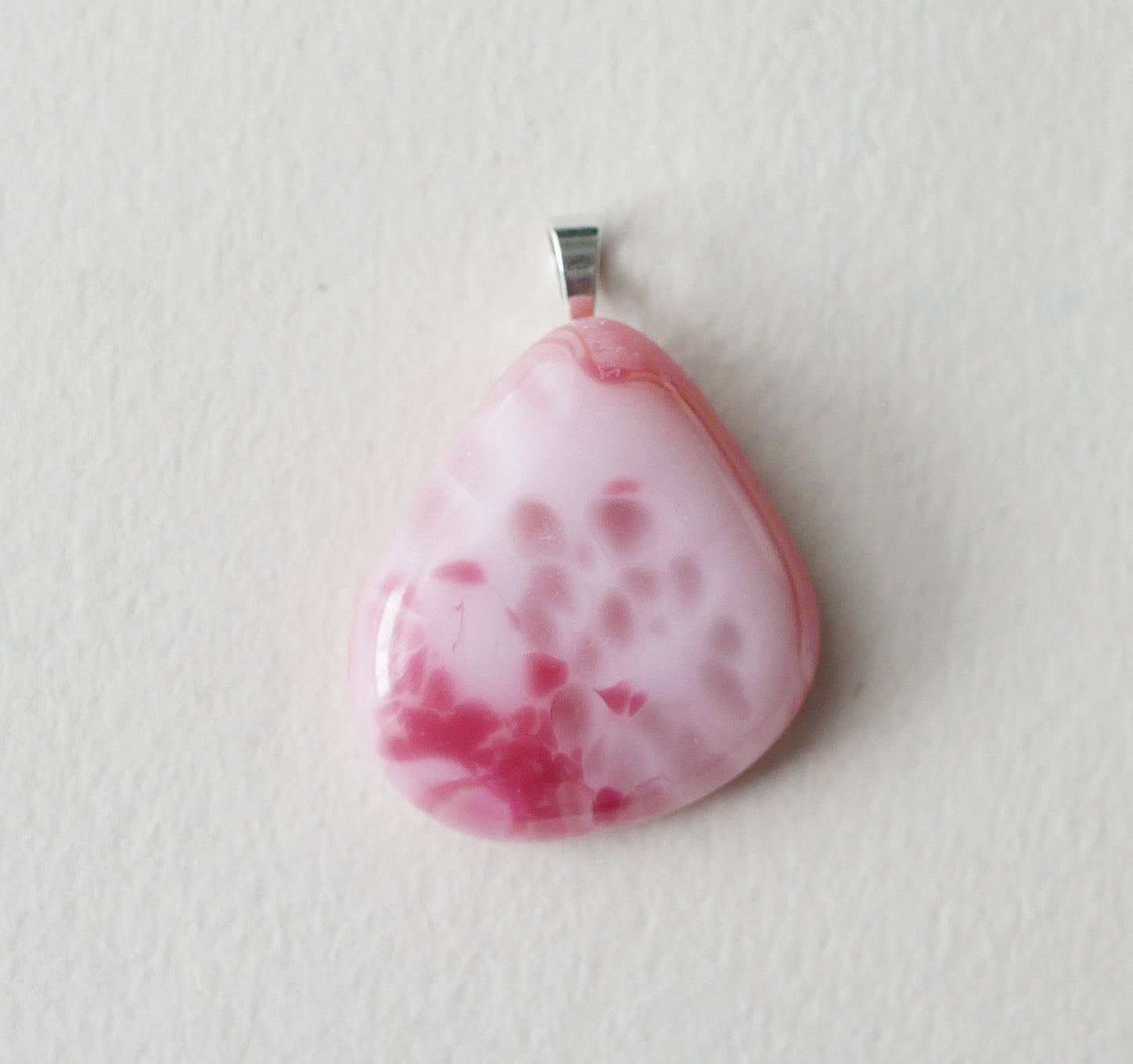 Light Pink Pendant #1 (Sterling Silver) (PENDANT ONLY)