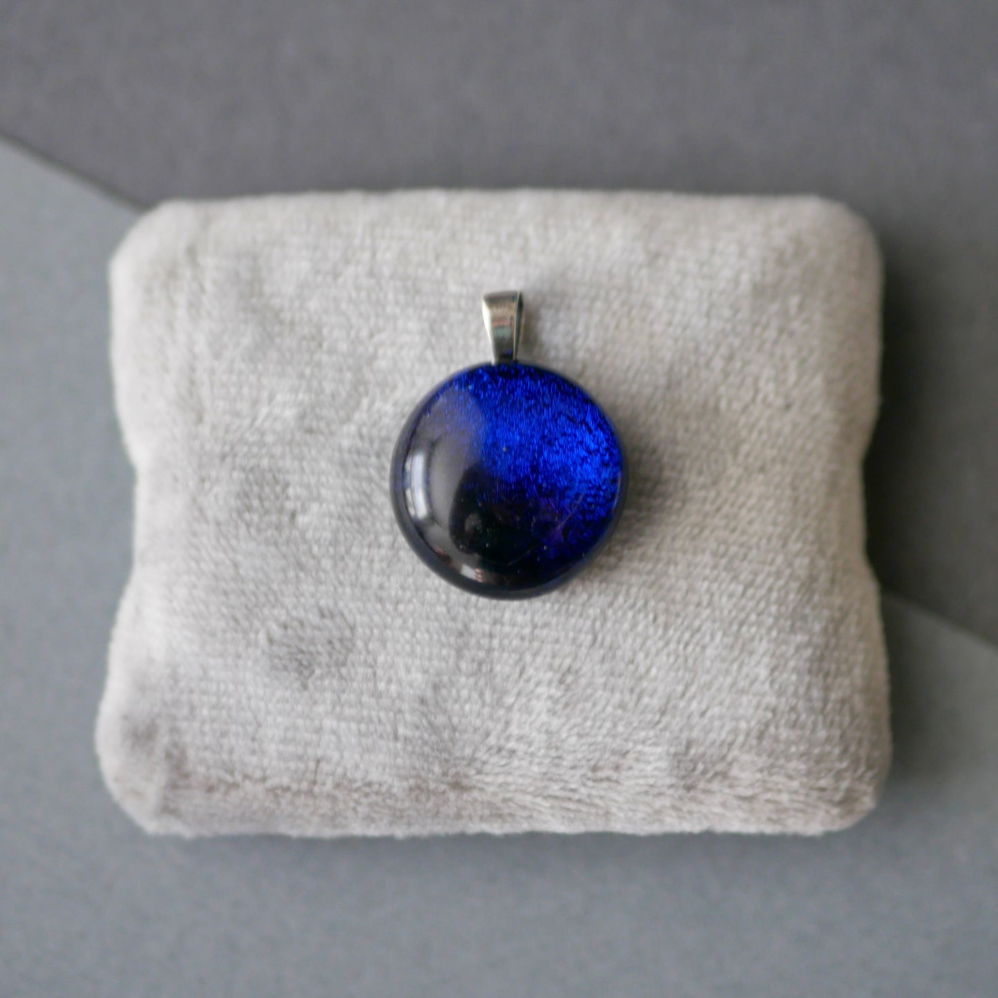 Small Dichroic Pendant with Choice of Silver Chain #8