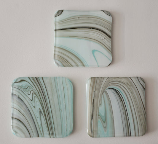 Swirling Reaction Coasters