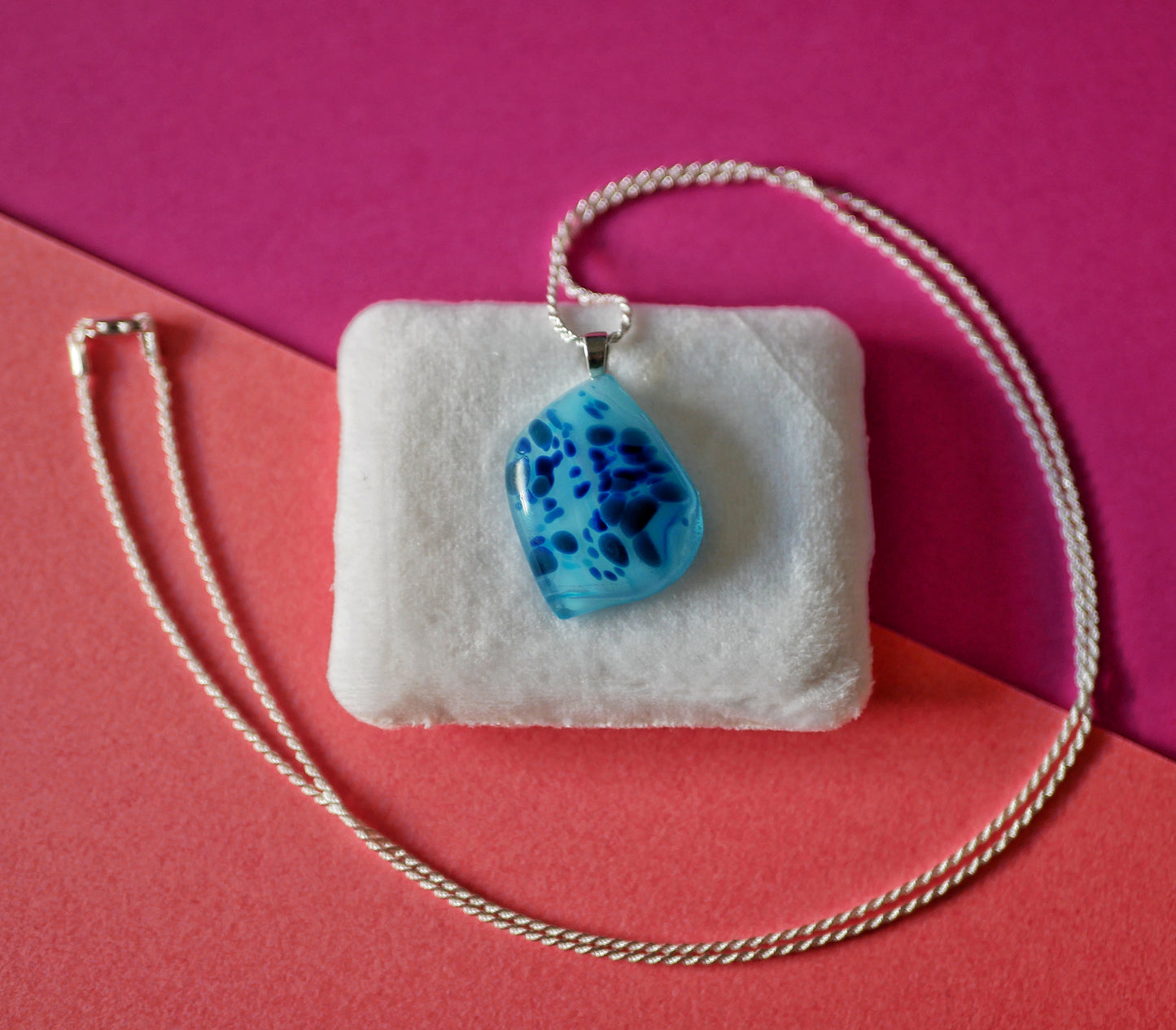 Speckled Blue Pendant