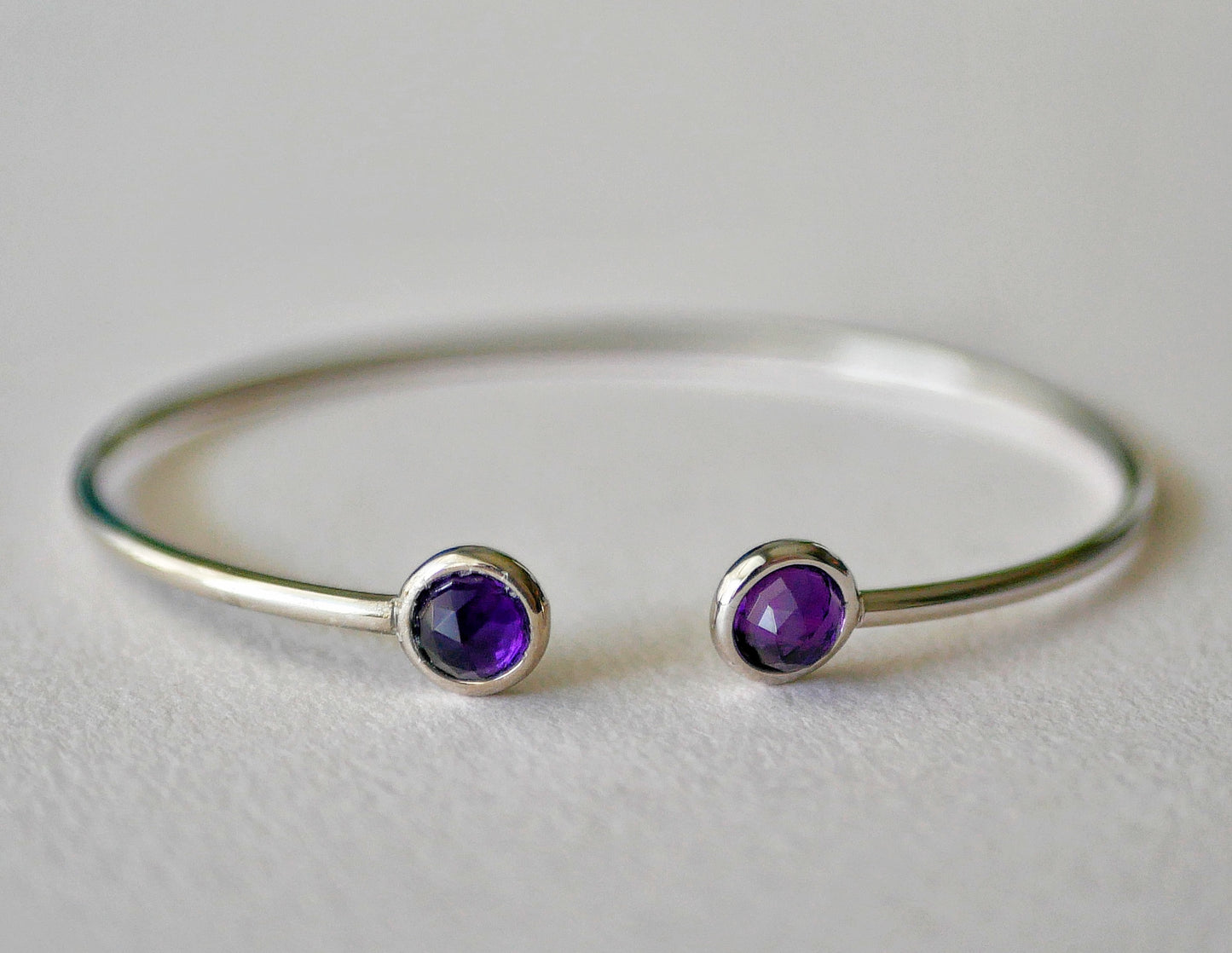 Amethyst Cuff Bracelet