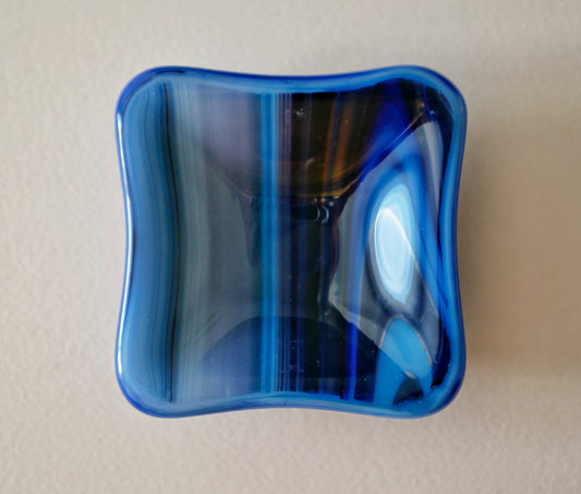 Trinket Dish: Swirling Blues