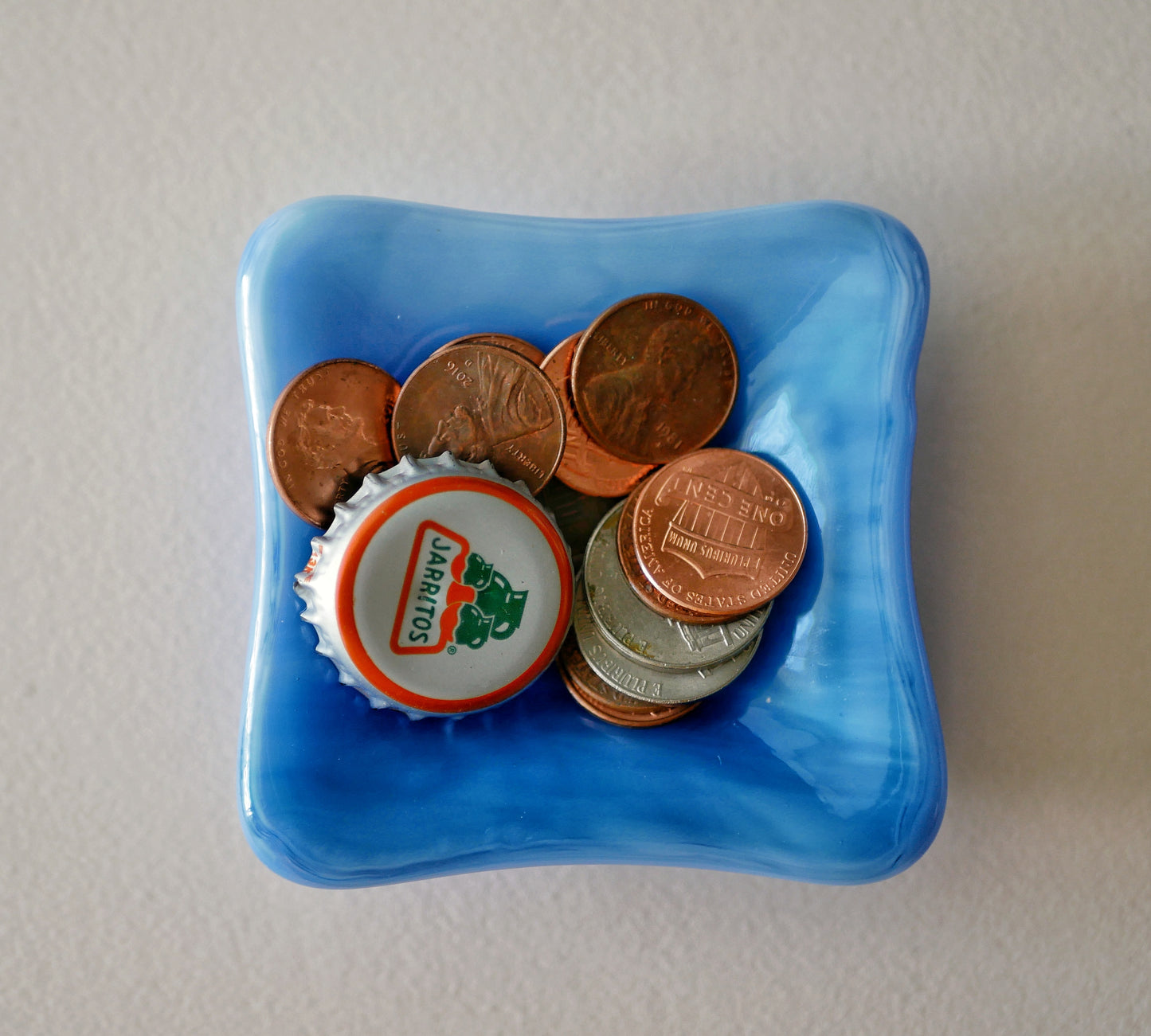 Trinket Dish: Simple Blues