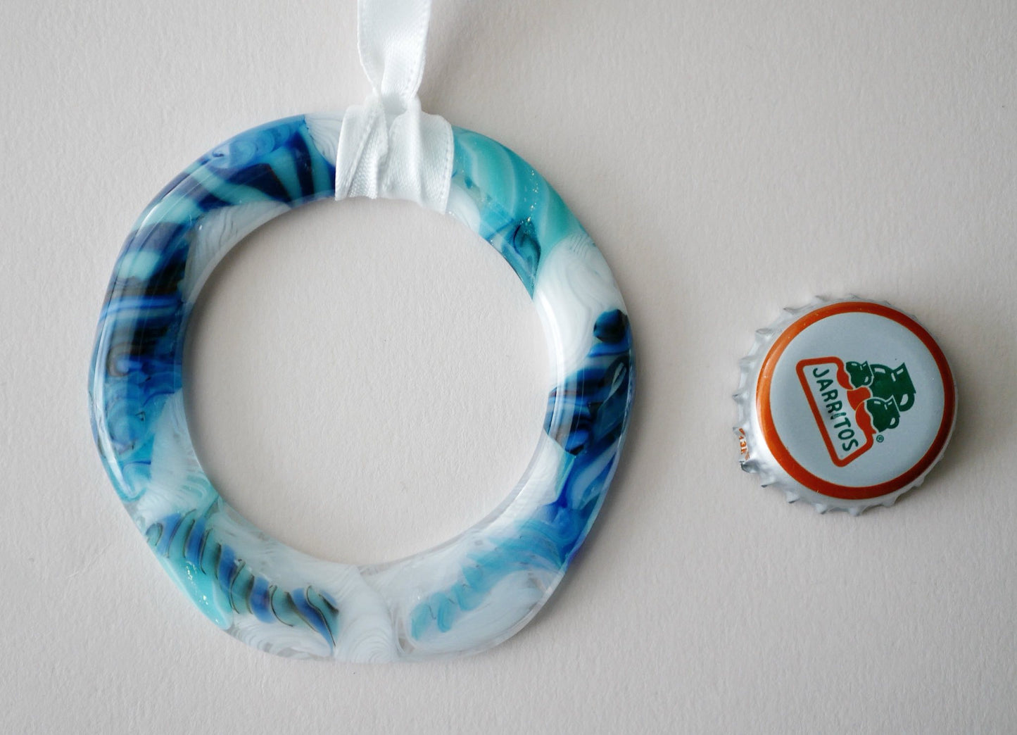 Irregular Glass Collage Wreath #2