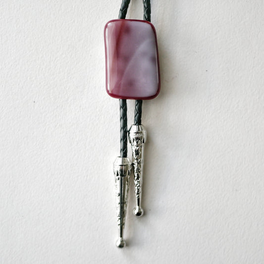 Red and White Bolo Tie #4